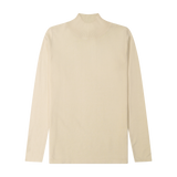 Ladies Flatknit Viscose Mockneck Sweater