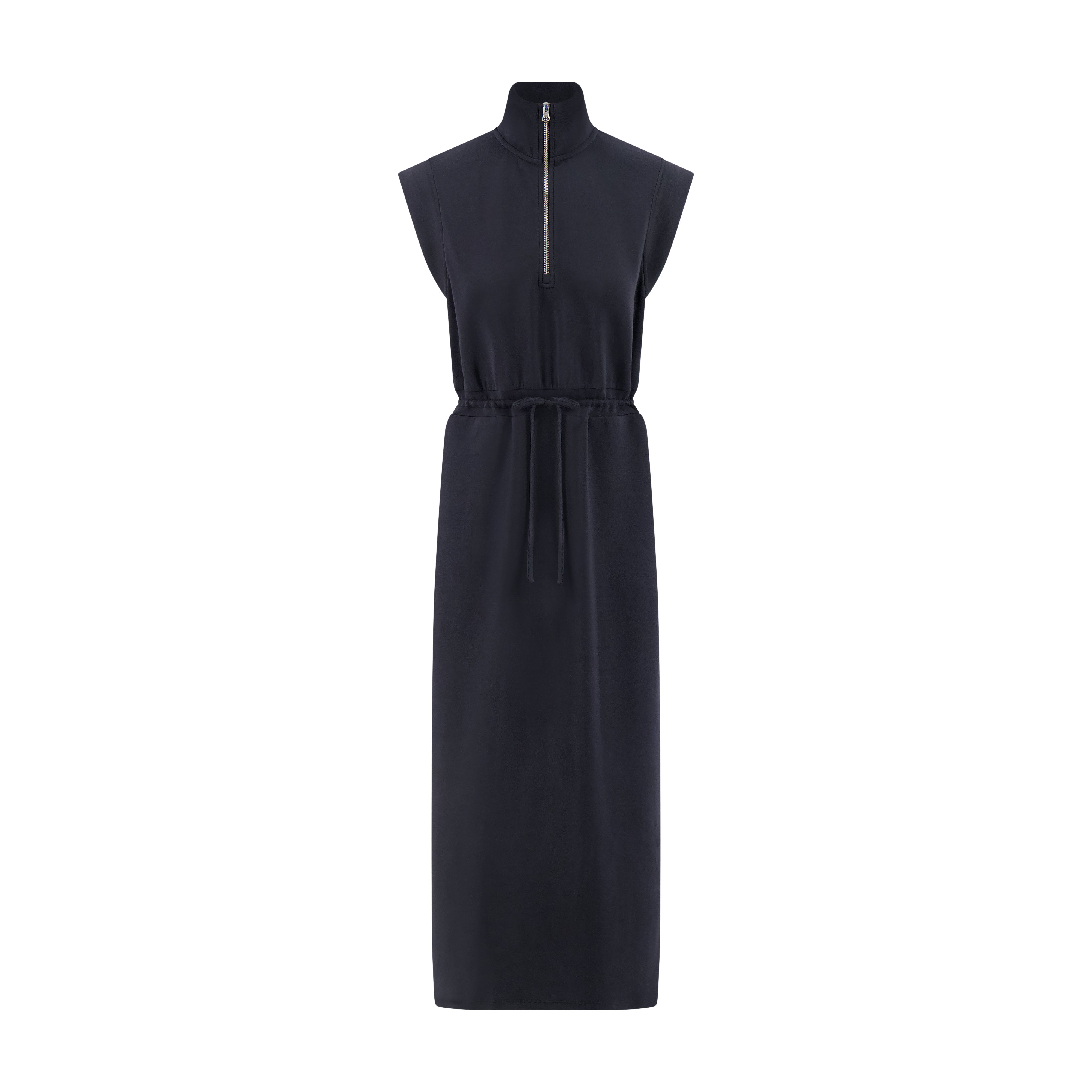 Women's Scuba Drawstring Maxi Dress
