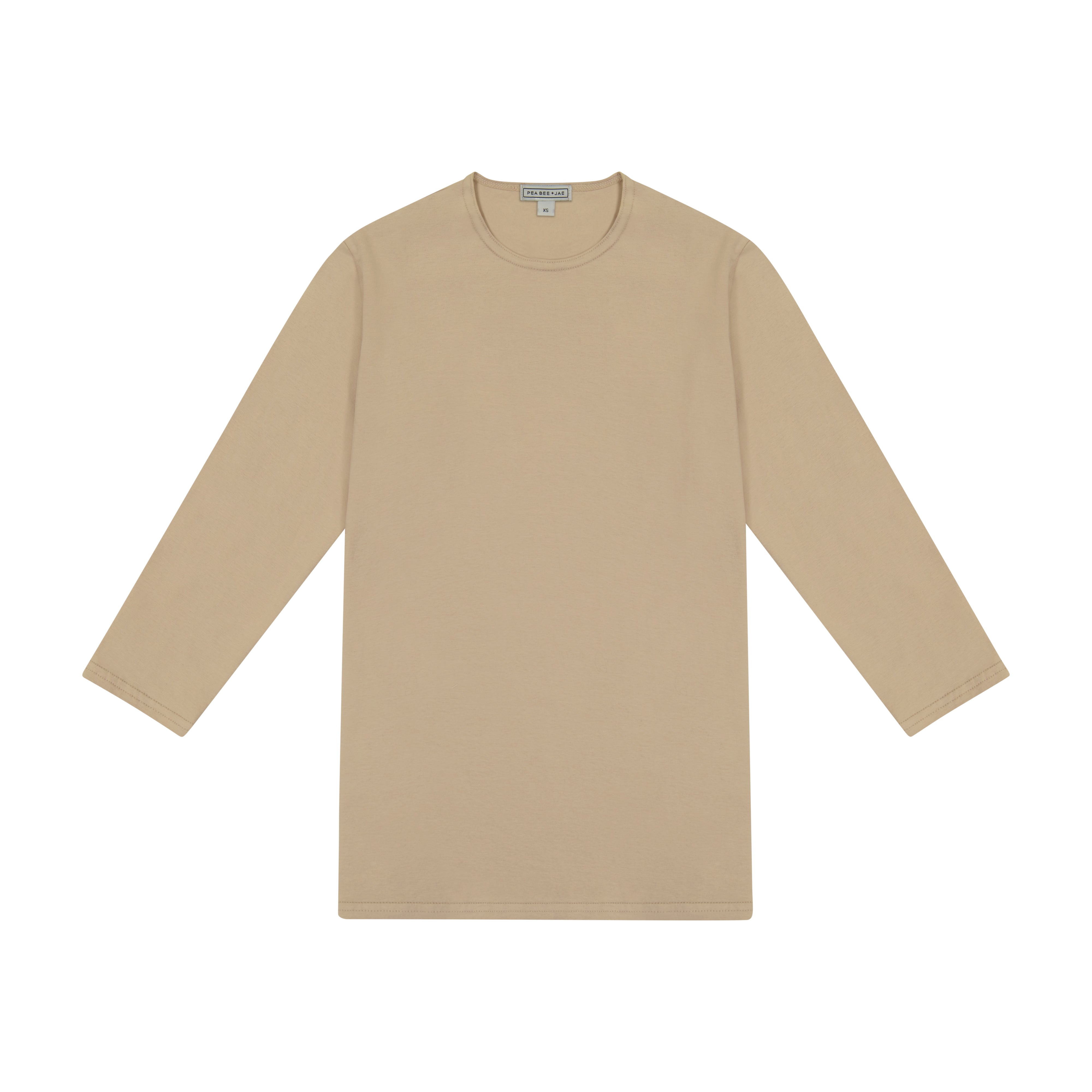 Cotton 3/4 Sleeve Shell