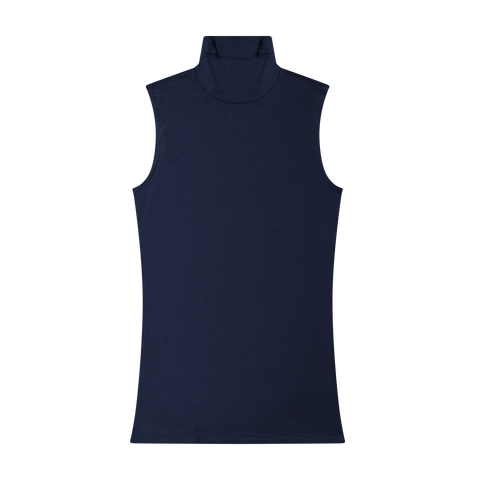 WOMENS MODAL SLEEVELESS TURTLENECK SHELL