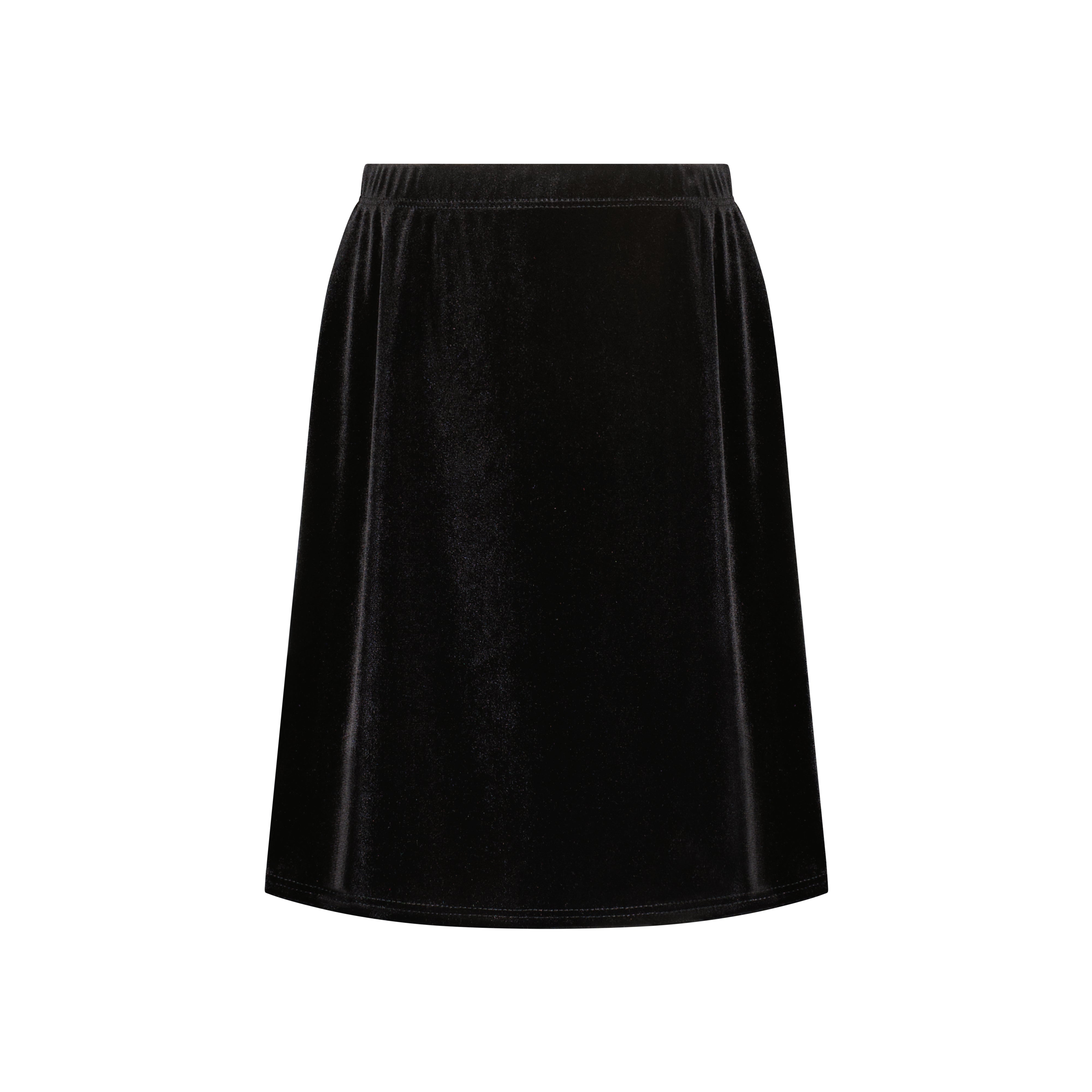 Kids Velvet A-Line Skirt