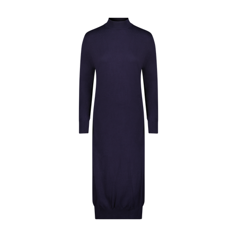 Women's Sweater Dress Maxi Mock-Neck