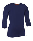 Kids Nylon/Lycra 3/4 Sleeve Shell