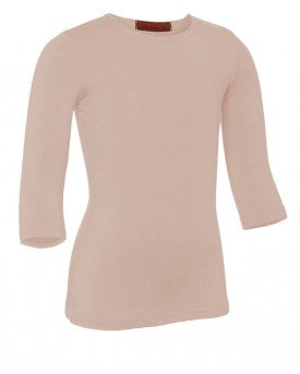 Kids Nylon/Lycra 3/4 Sleeve Shell