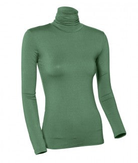 Modal Long Sleeve Turtleneck Shell