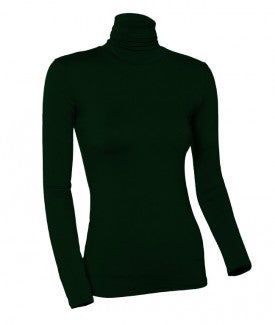 Modal Long Sleeve Turtleneck Shell