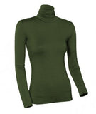 Modal Long Sleeve Turtleneck Shell
