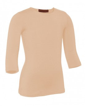 Kids Nylon/Lycra 3/4 Sleeve Shell