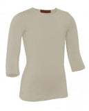 Kids Nylon/Lycra 3/4 Sleeve Shell