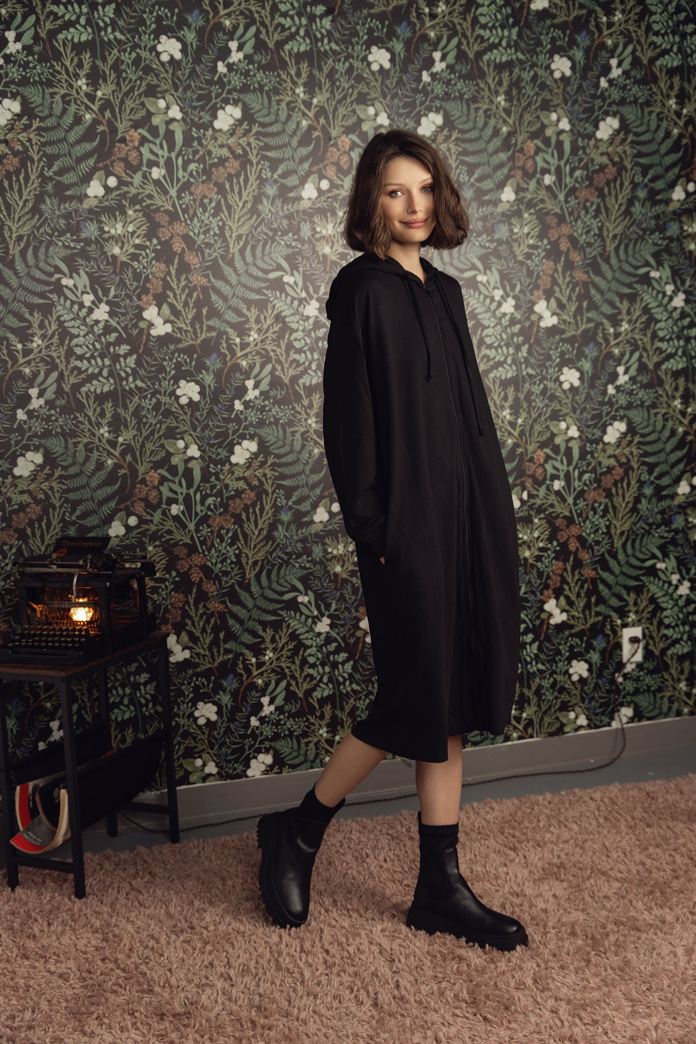 שמלת סקובה עם רוכסן