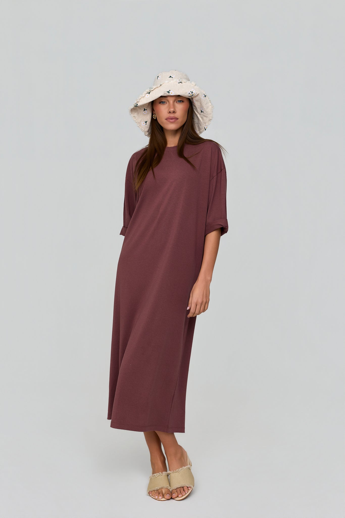 women's cotton t shirt dresses Title Nine Timeless T-Shirt Dress Women's L
