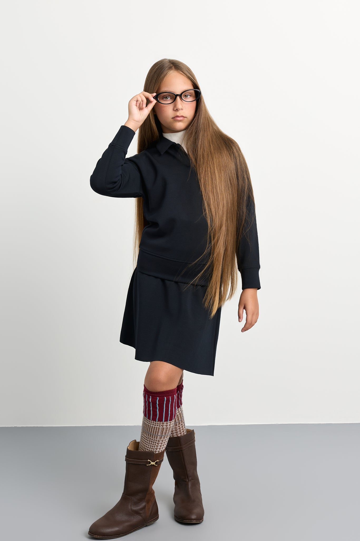 Kids A-line Scuba Skirt