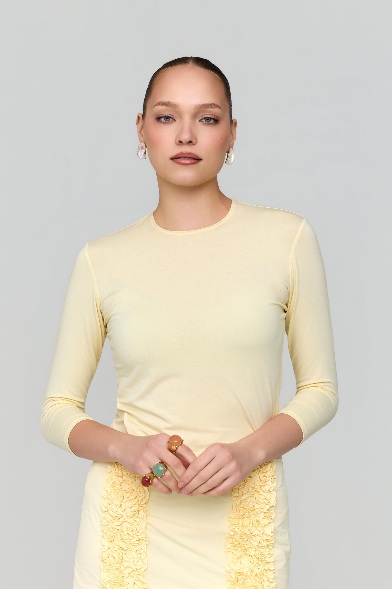 Modal 3/4 Sleeve Shell