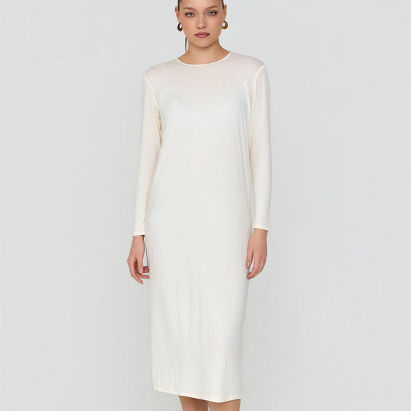 Maxi Slip Dress White / XS