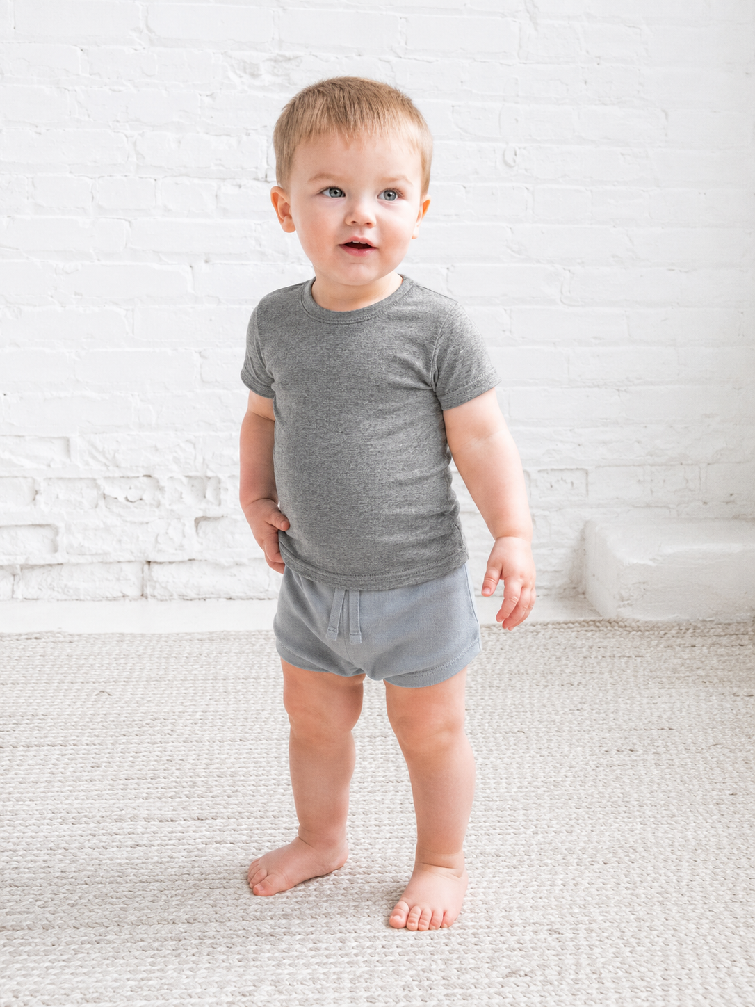 Heather Kids Short Sleeve