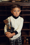 Kids V-Neck Long Sleeve Sweater