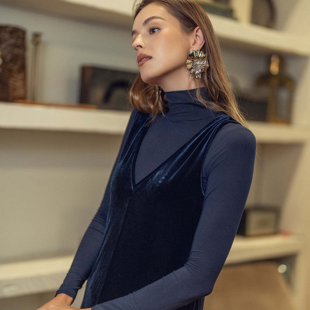 Modal Long Sleeve Turtleneck Shell – The Shell Station