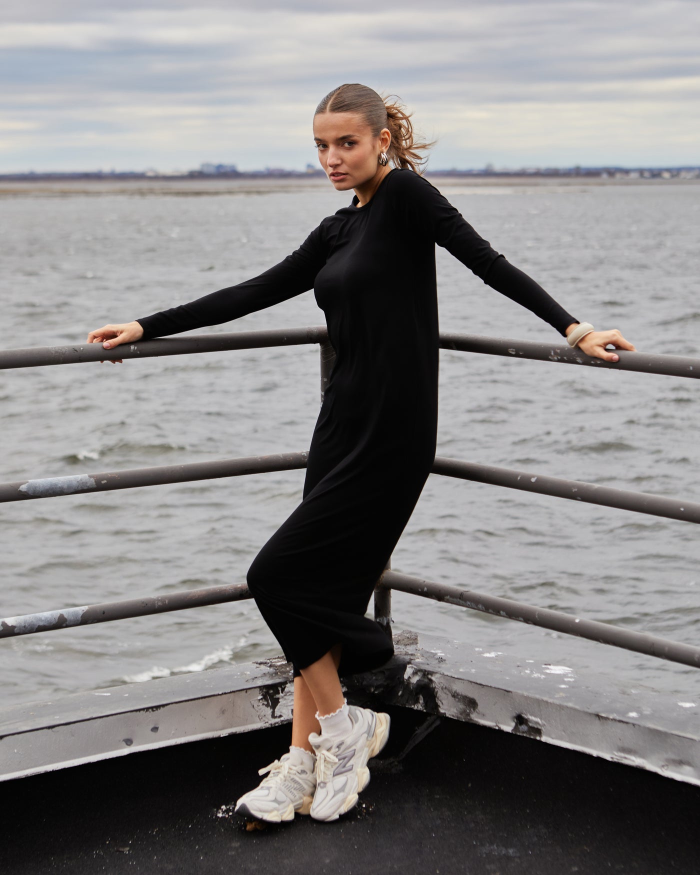 Long Sleeve Maxi Luna Dress