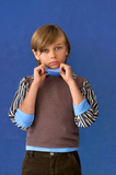 Kids Chunky Knit Sweater Vest