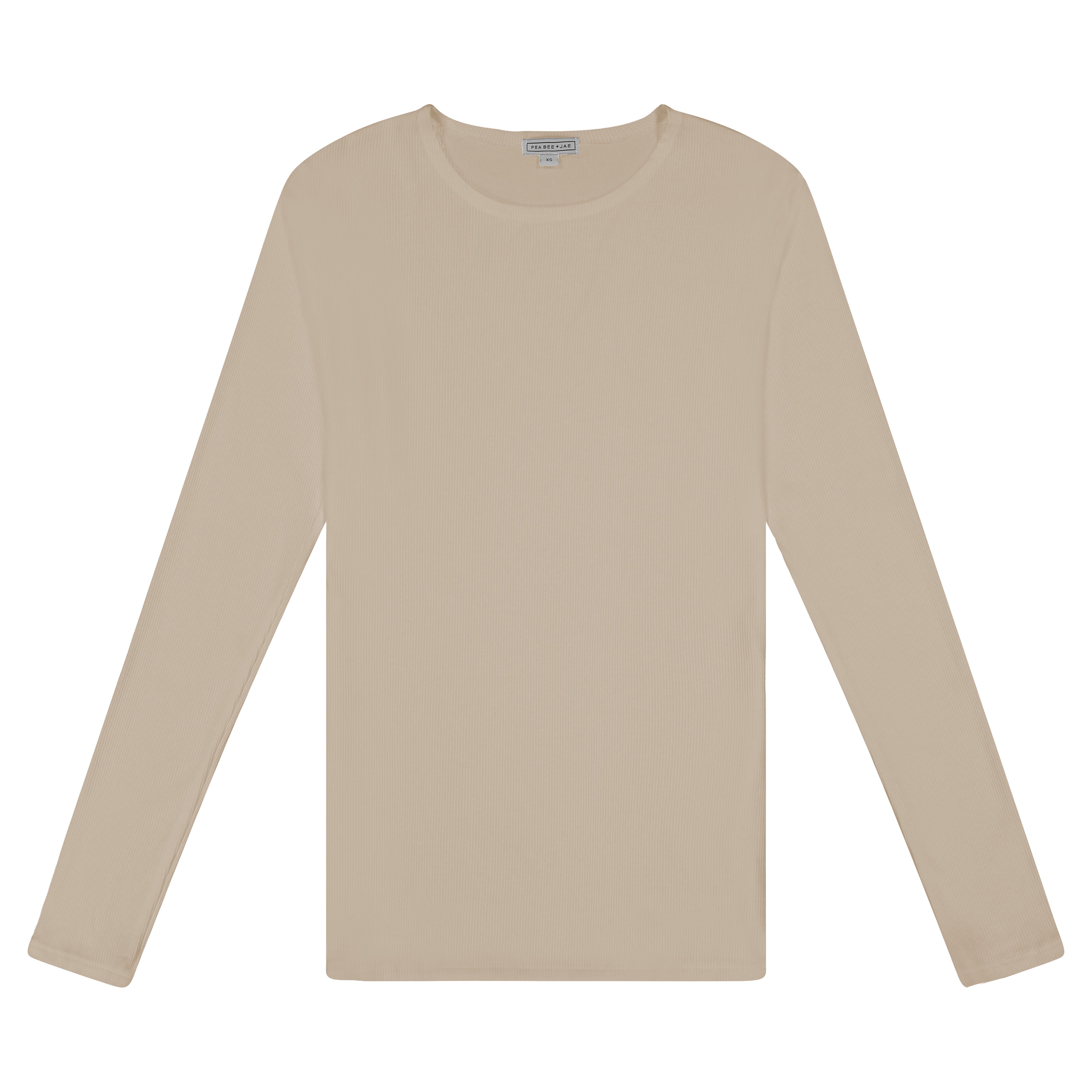 Ribbed Long Sleeve Shell