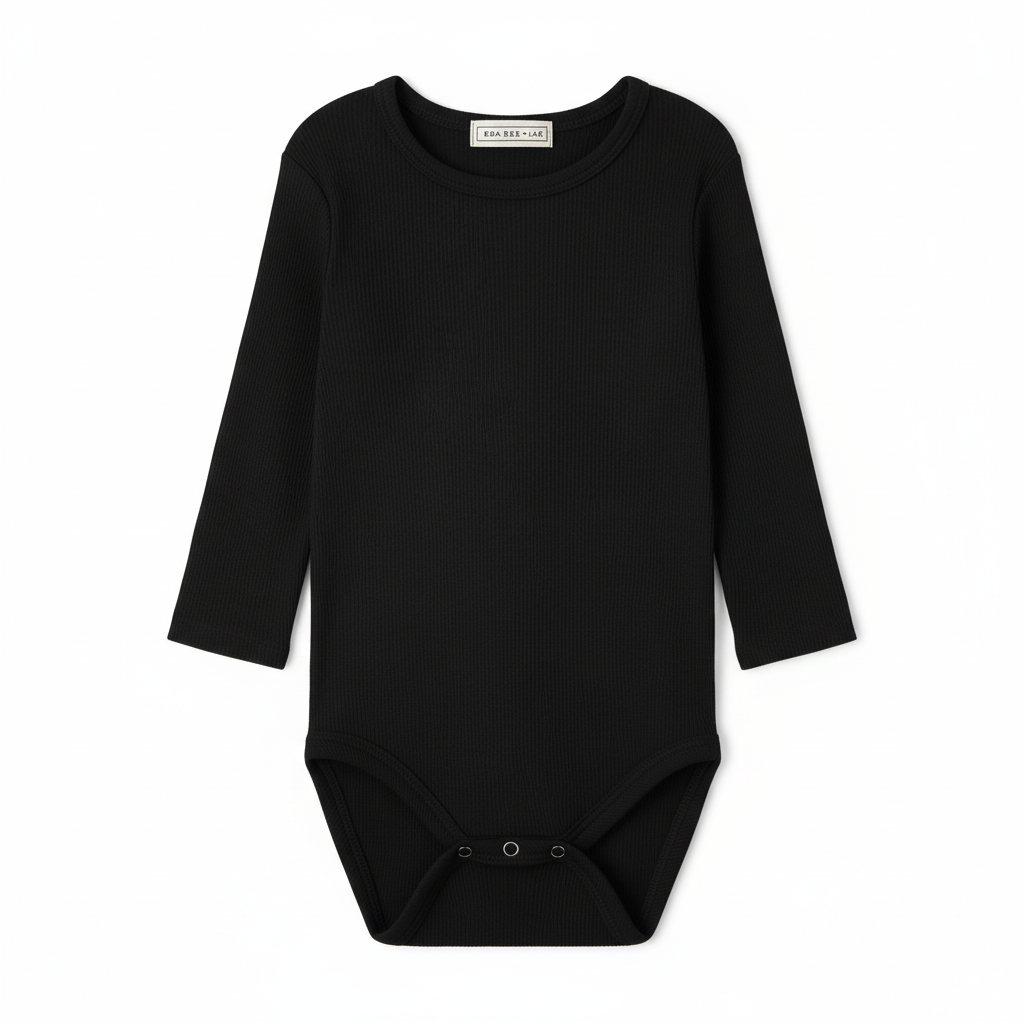 בגד גוף לתינוק עם שרוולים ארוכים ומחוט