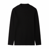 Kids Thin Ribbed Mock-Neck Sweater (kids-ktrtl)