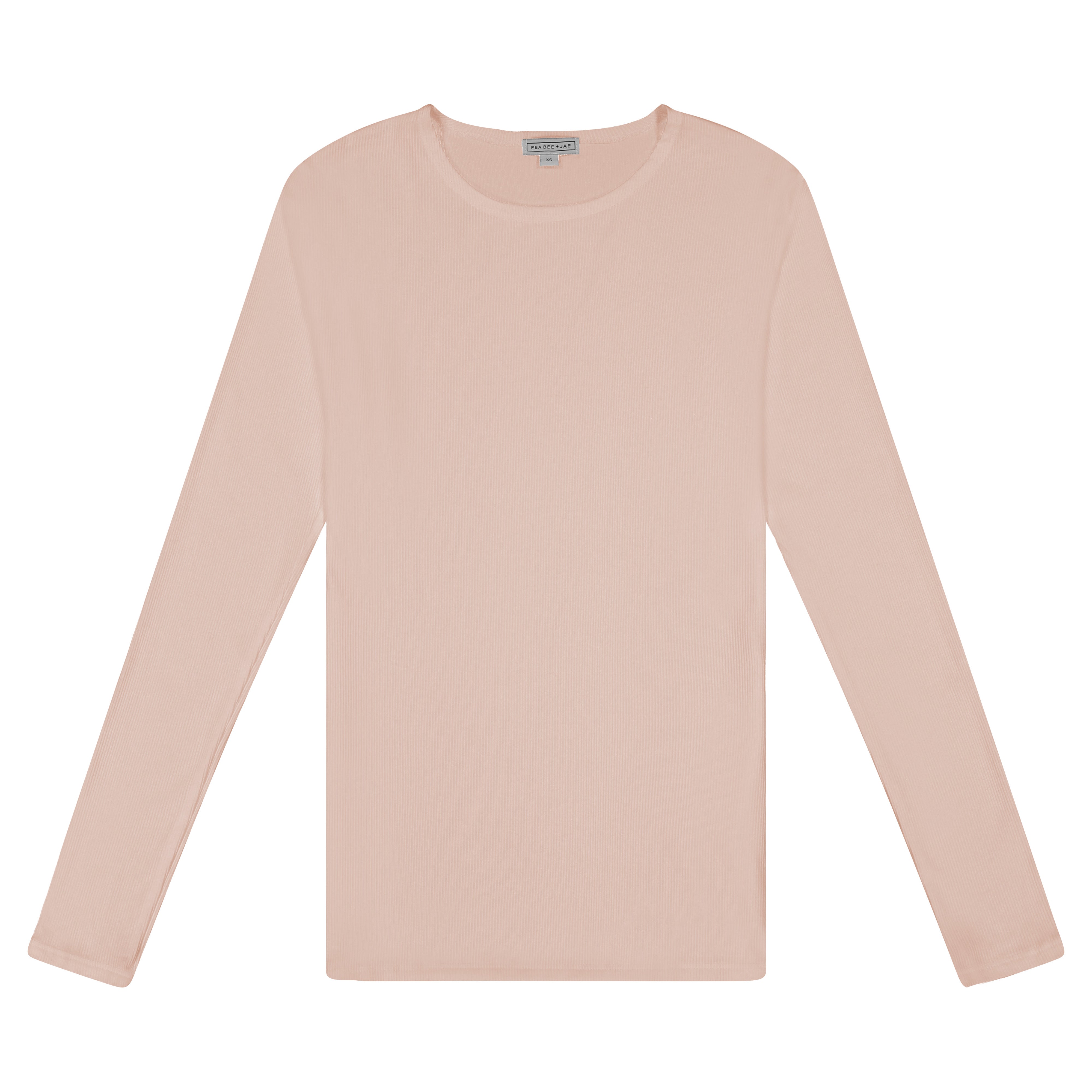 Kids Ribbed Long Sleeve Shell