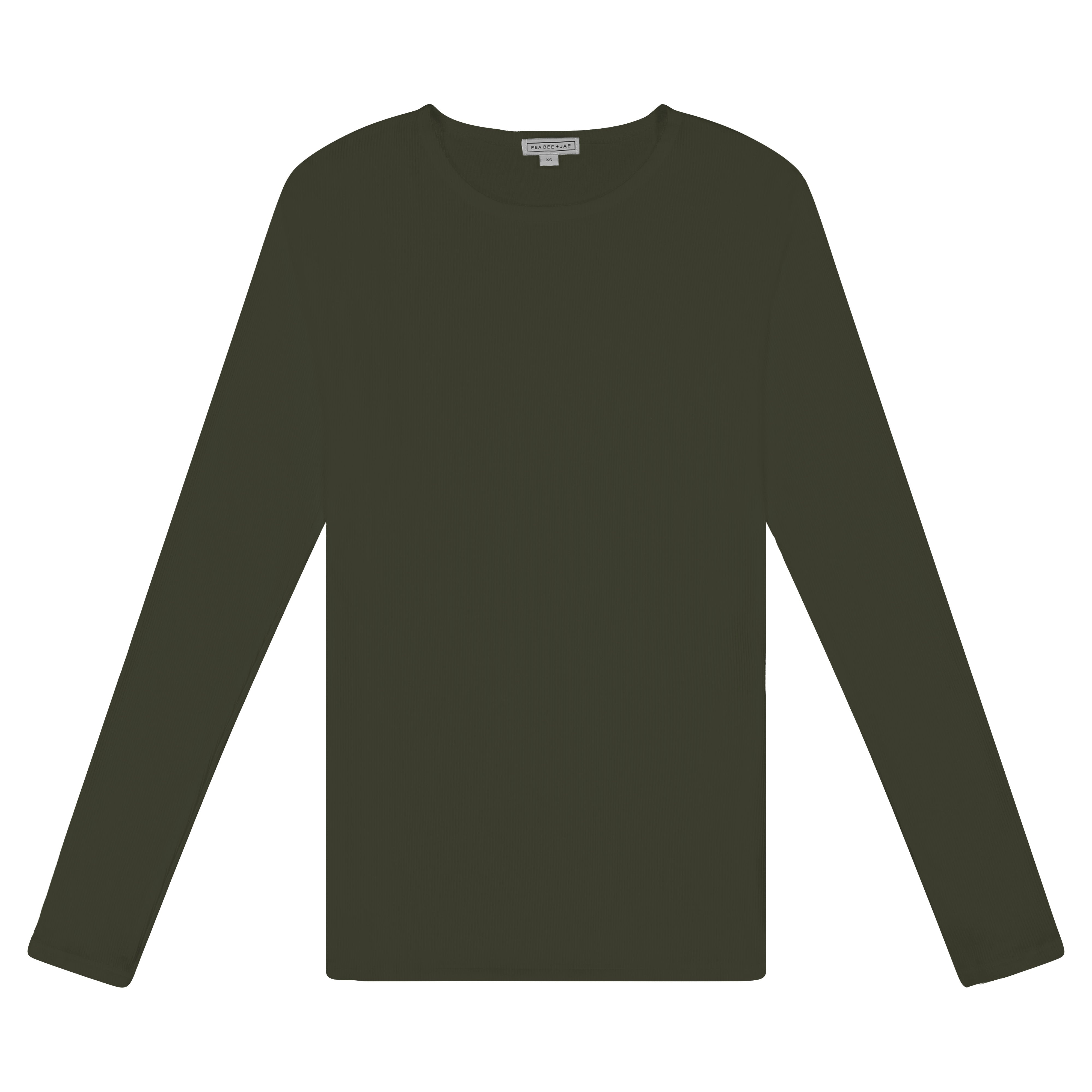 Kids Ribbed Long Sleeve Shell