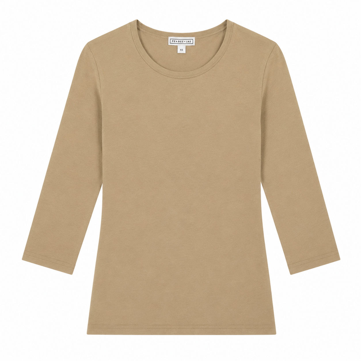 Cotton 3/4 Sleeve Shell