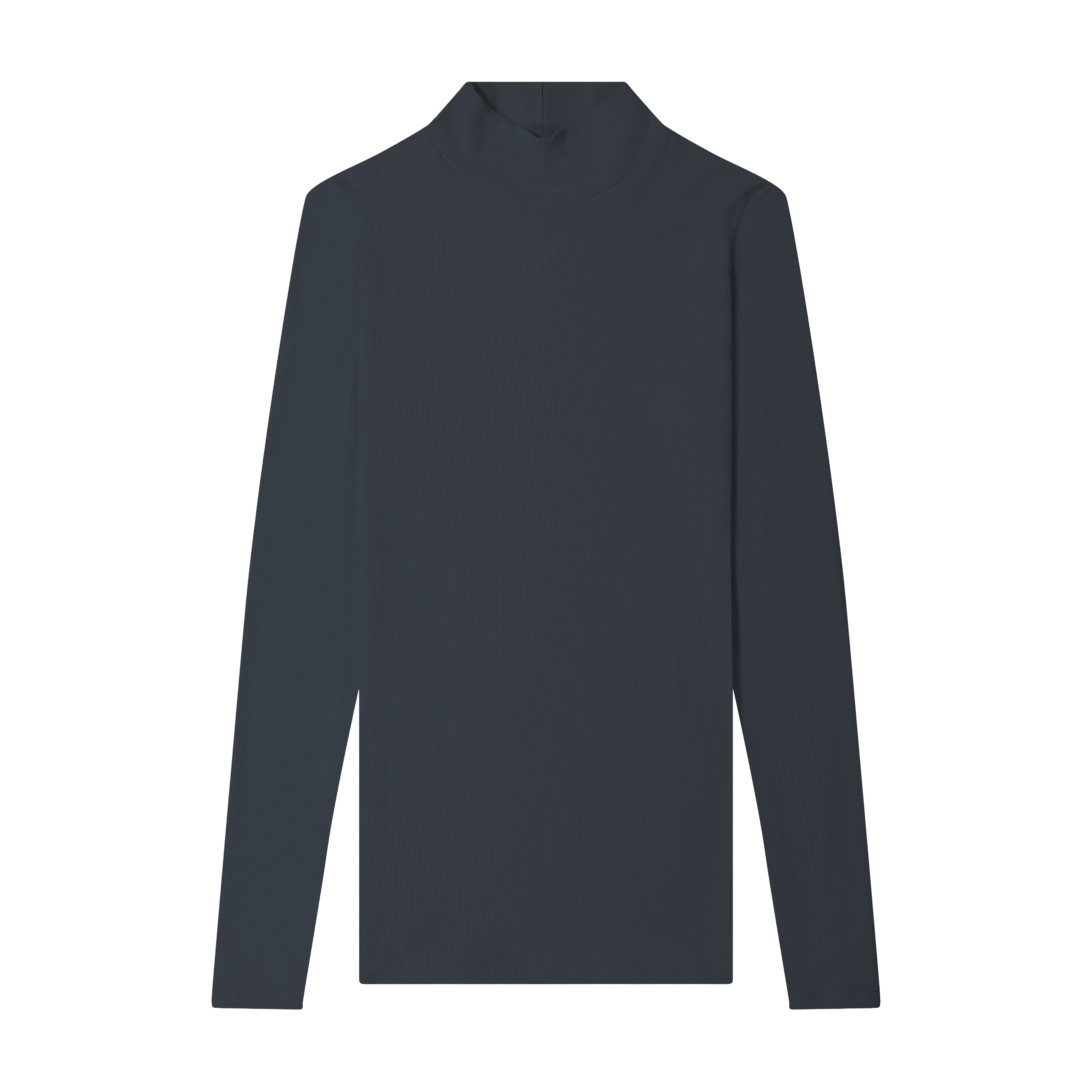 Ribbed Long Sleeve Mockneck Shell – The Shell Station