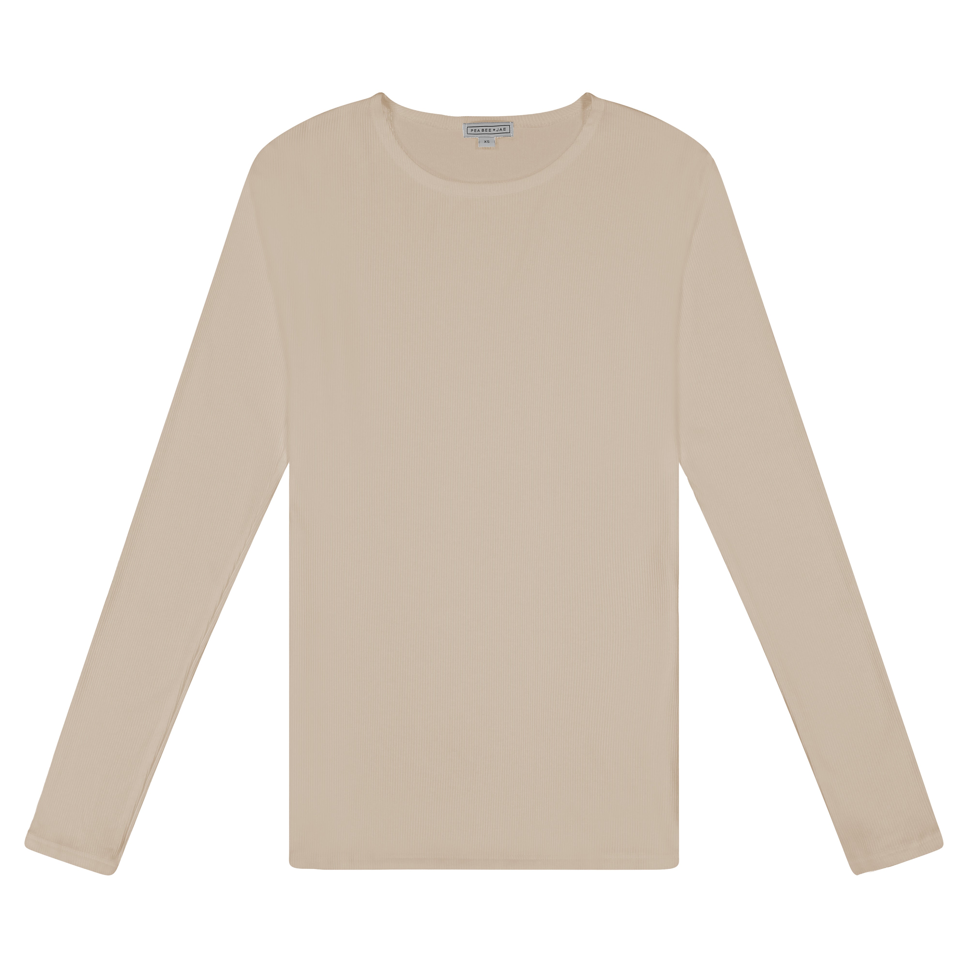 Ribbed Long Sleeve Shell