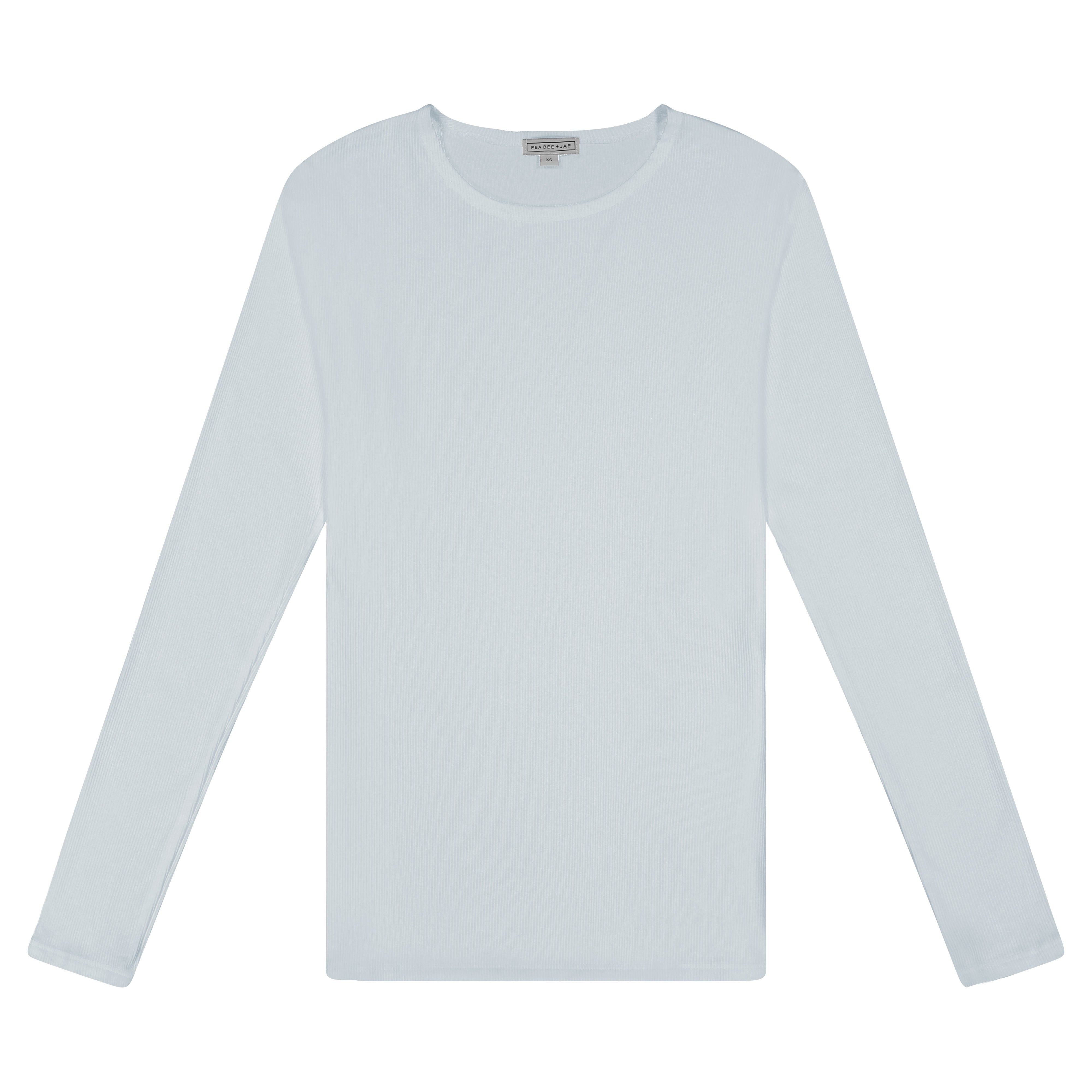 Ribbed Long Sleeve Shell
