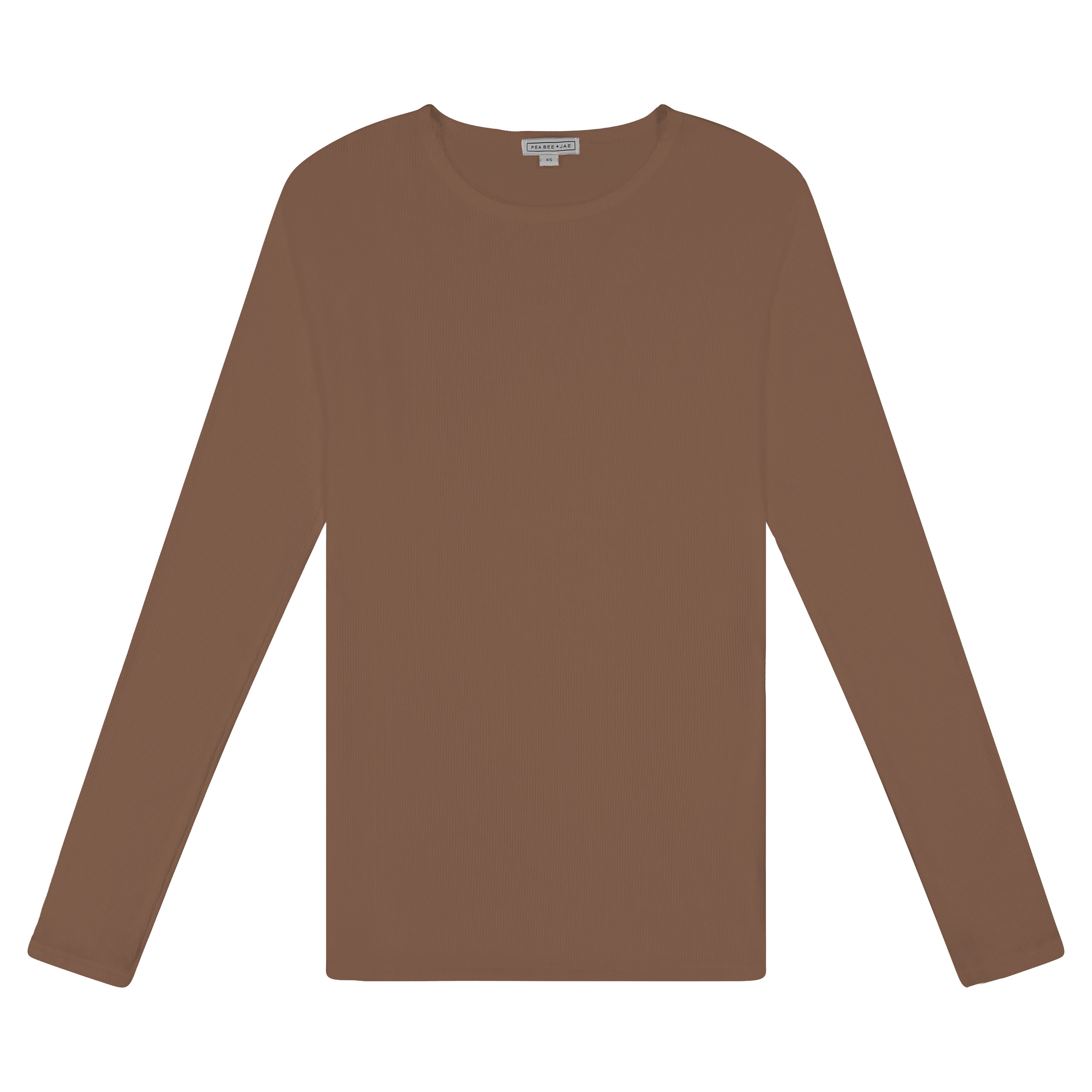 Ribbed Long Sleeve Shell