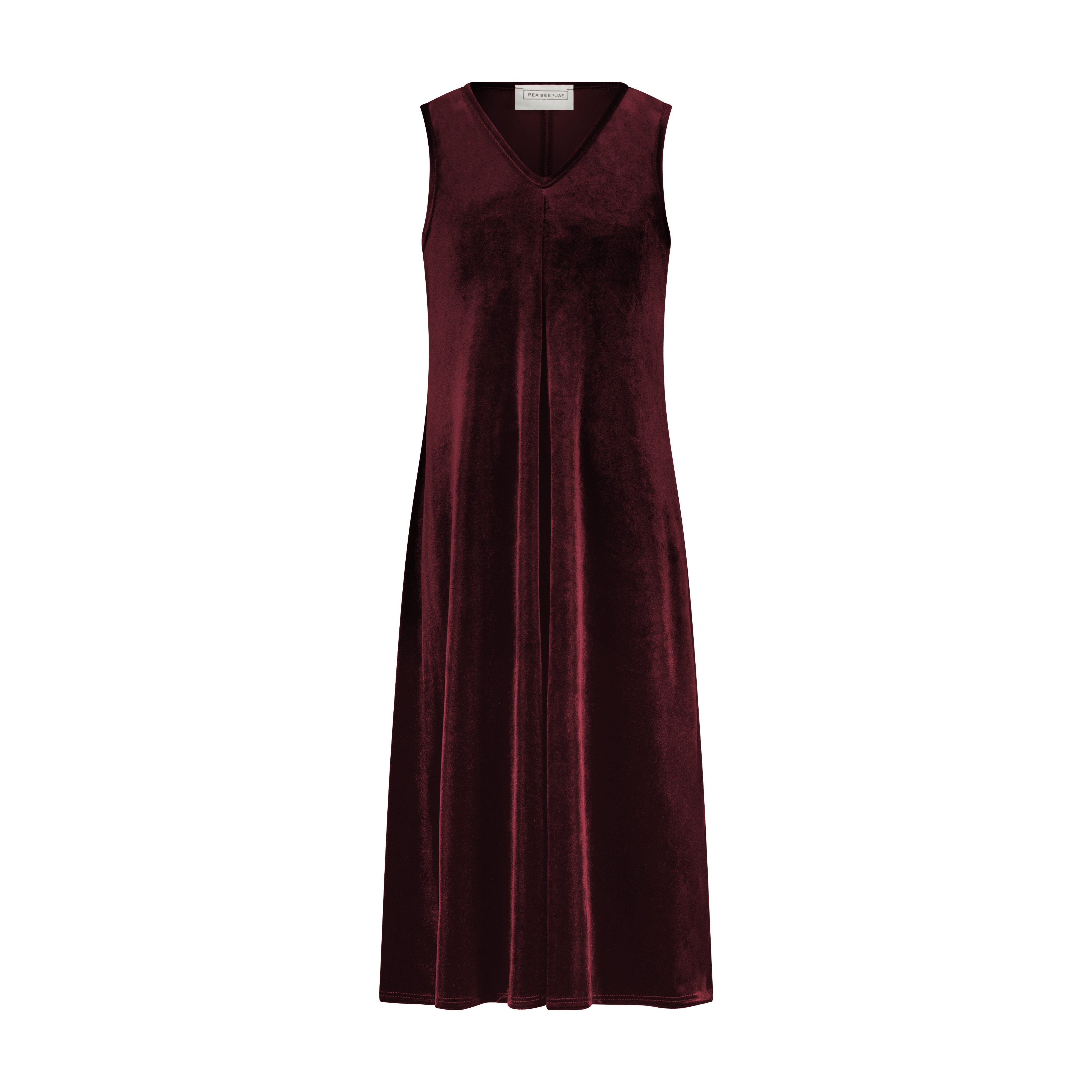 Kids Velvet V-Neck Jumper