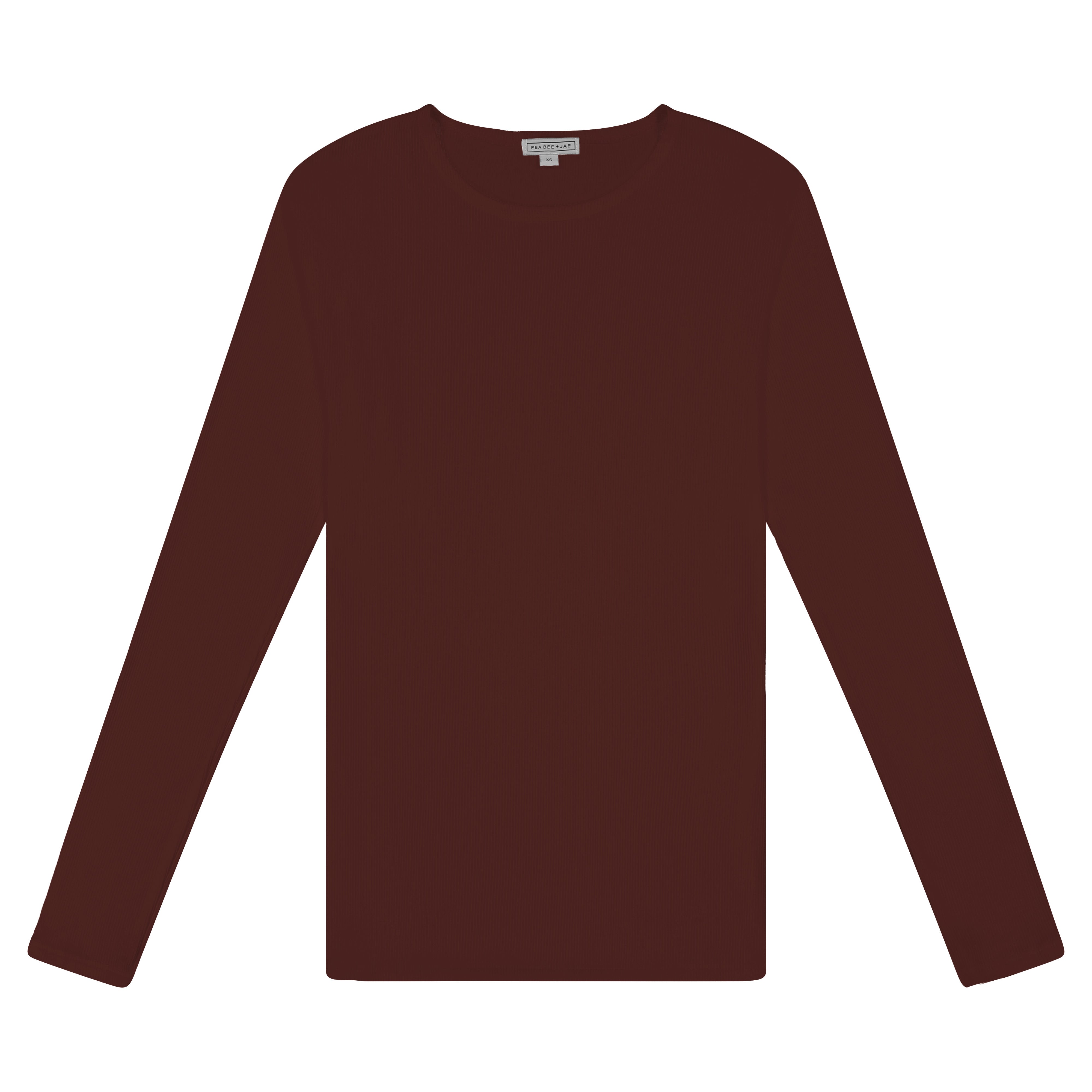 Kids Ribbed Long Sleeve Shell