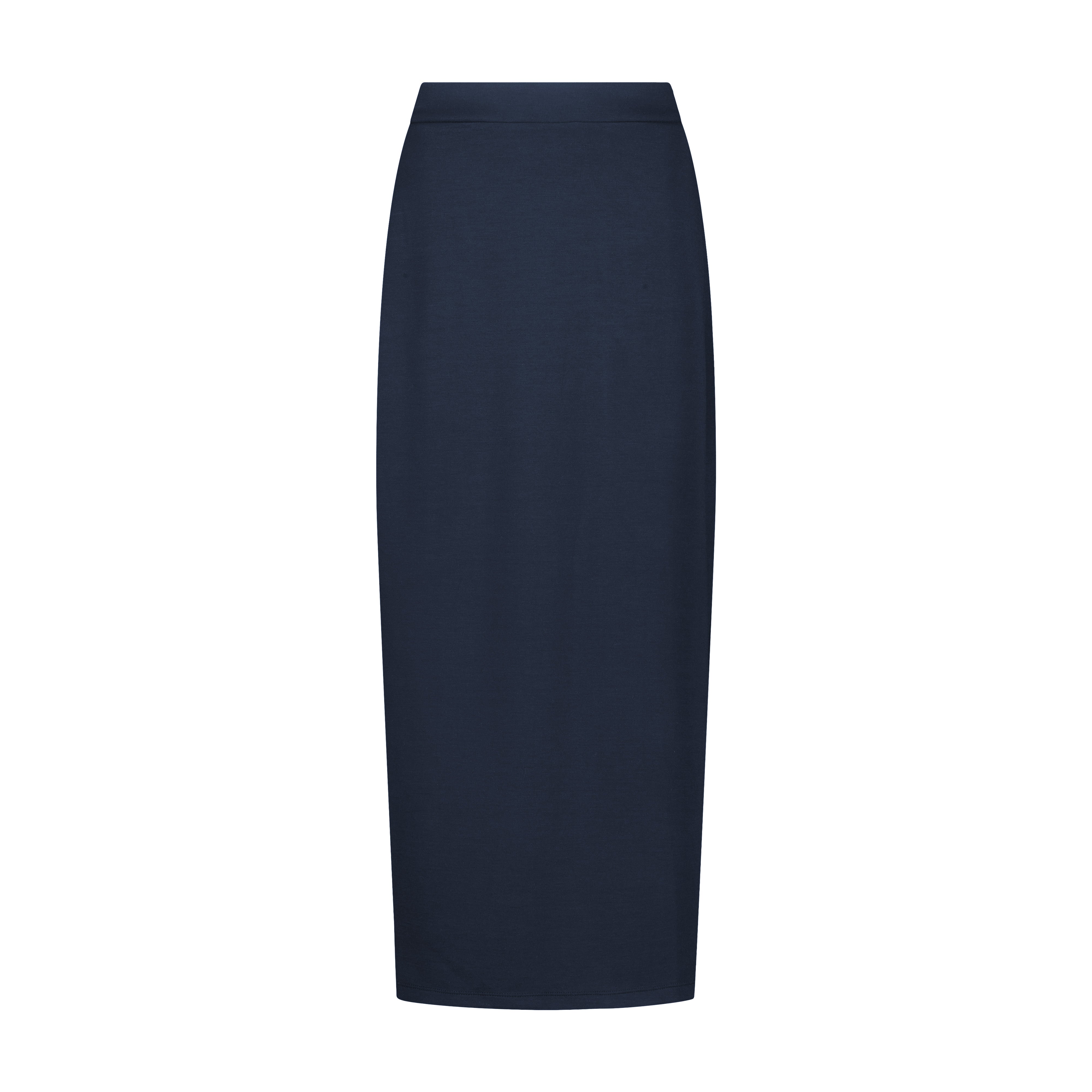 Women's Scuba Straight Maxi Skirt