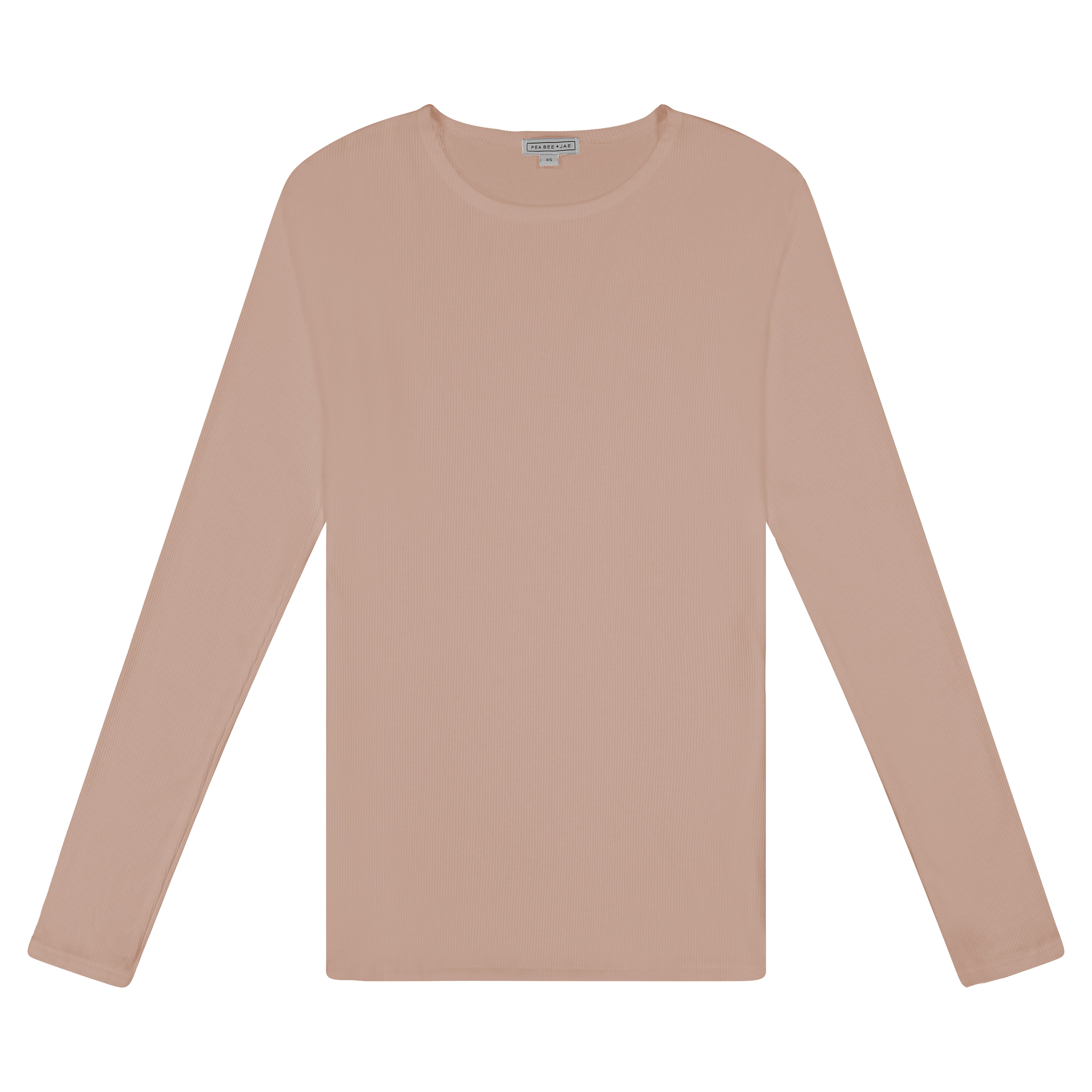 Ribbed Long Sleeve Shell