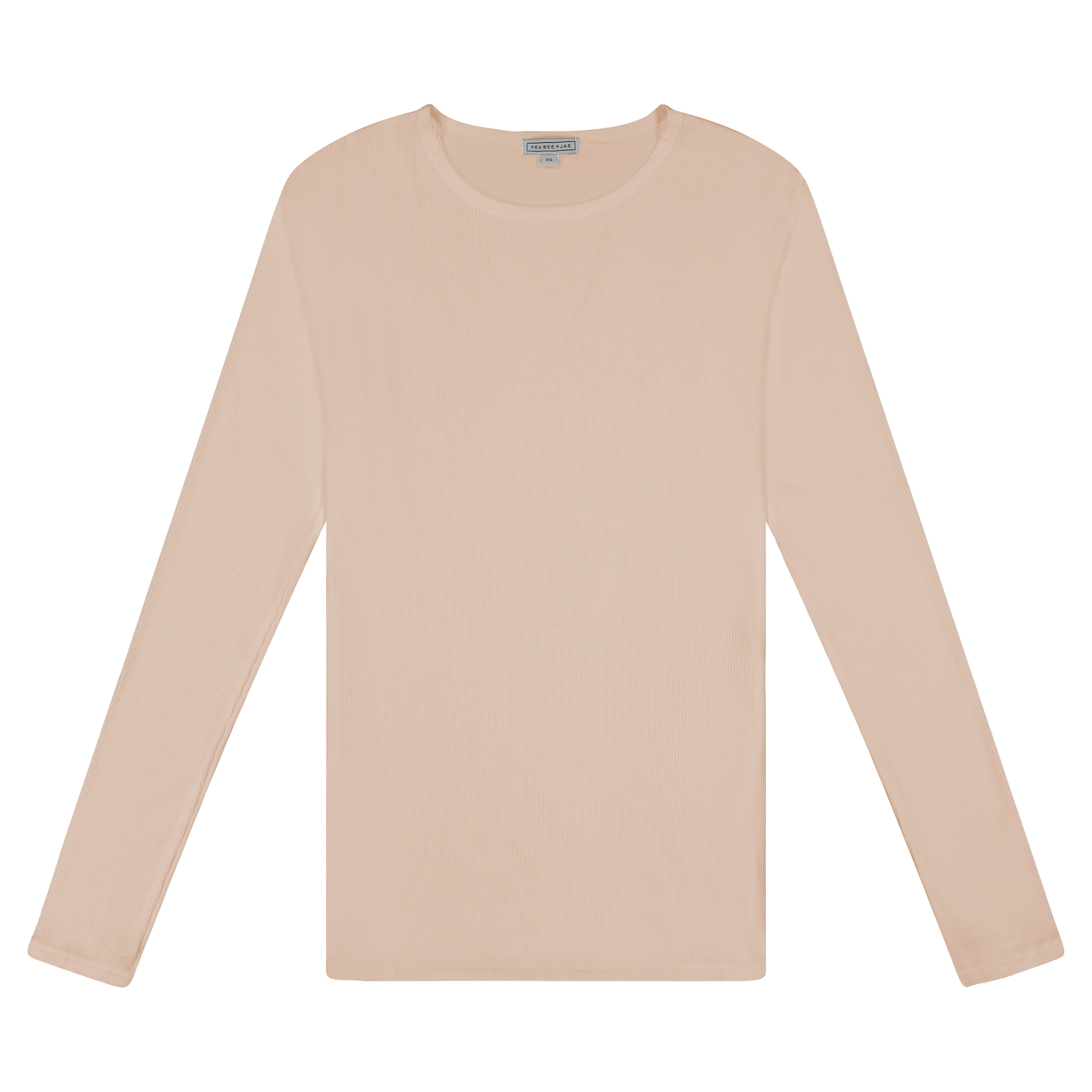 Kids Ribbed Long Sleeve Shell