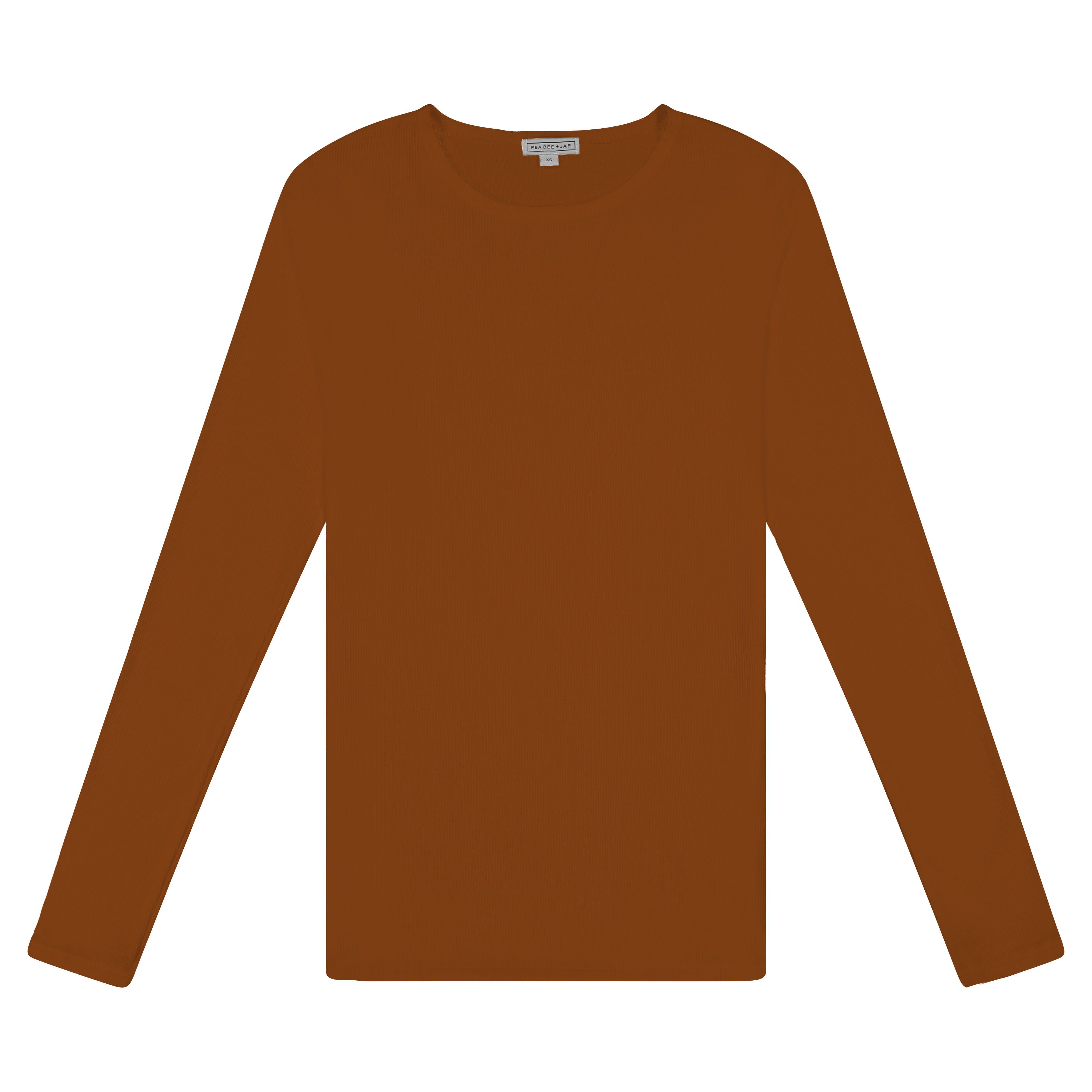 Ribbed Long Sleeve Shell