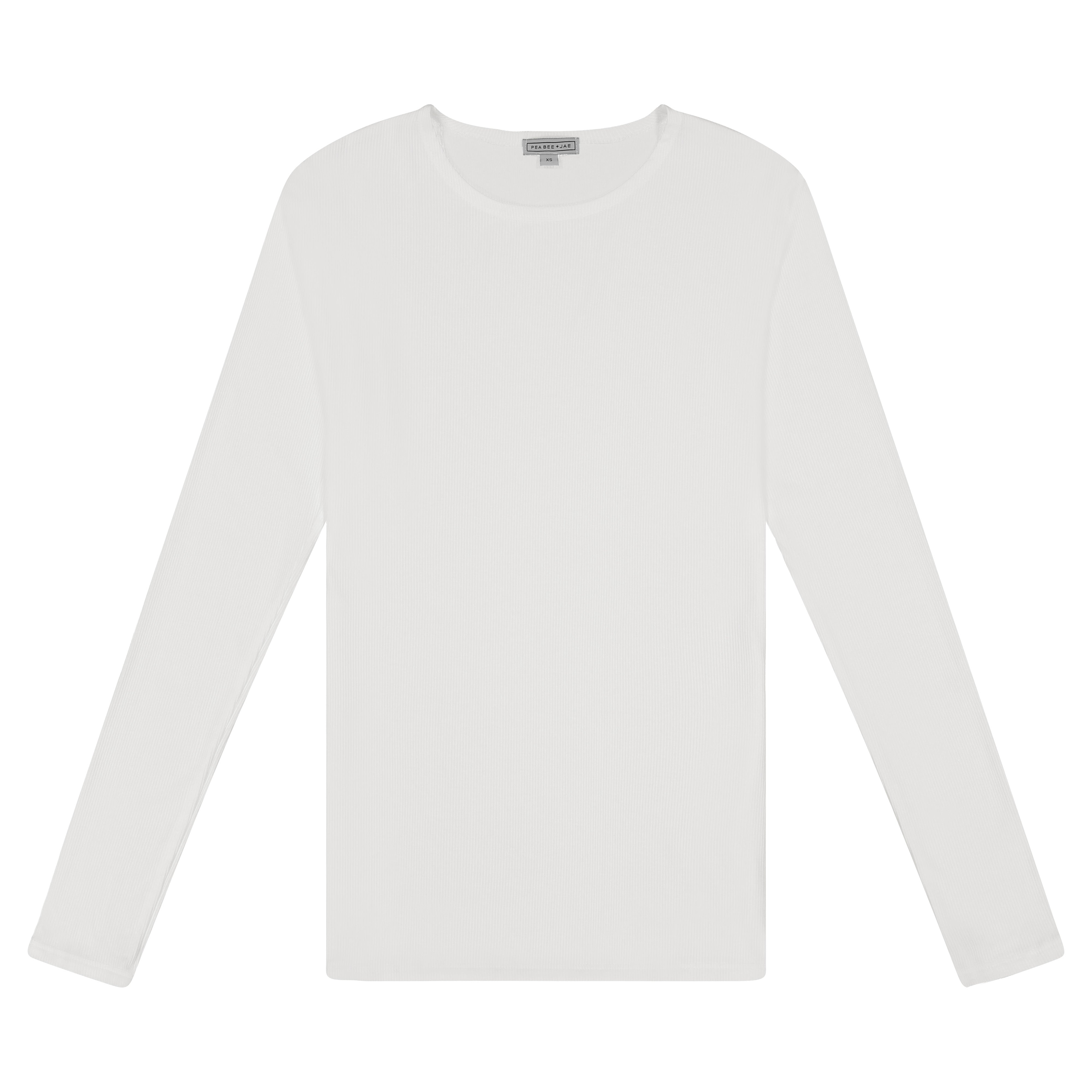 Kids Ribbed Long Sleeve Shell