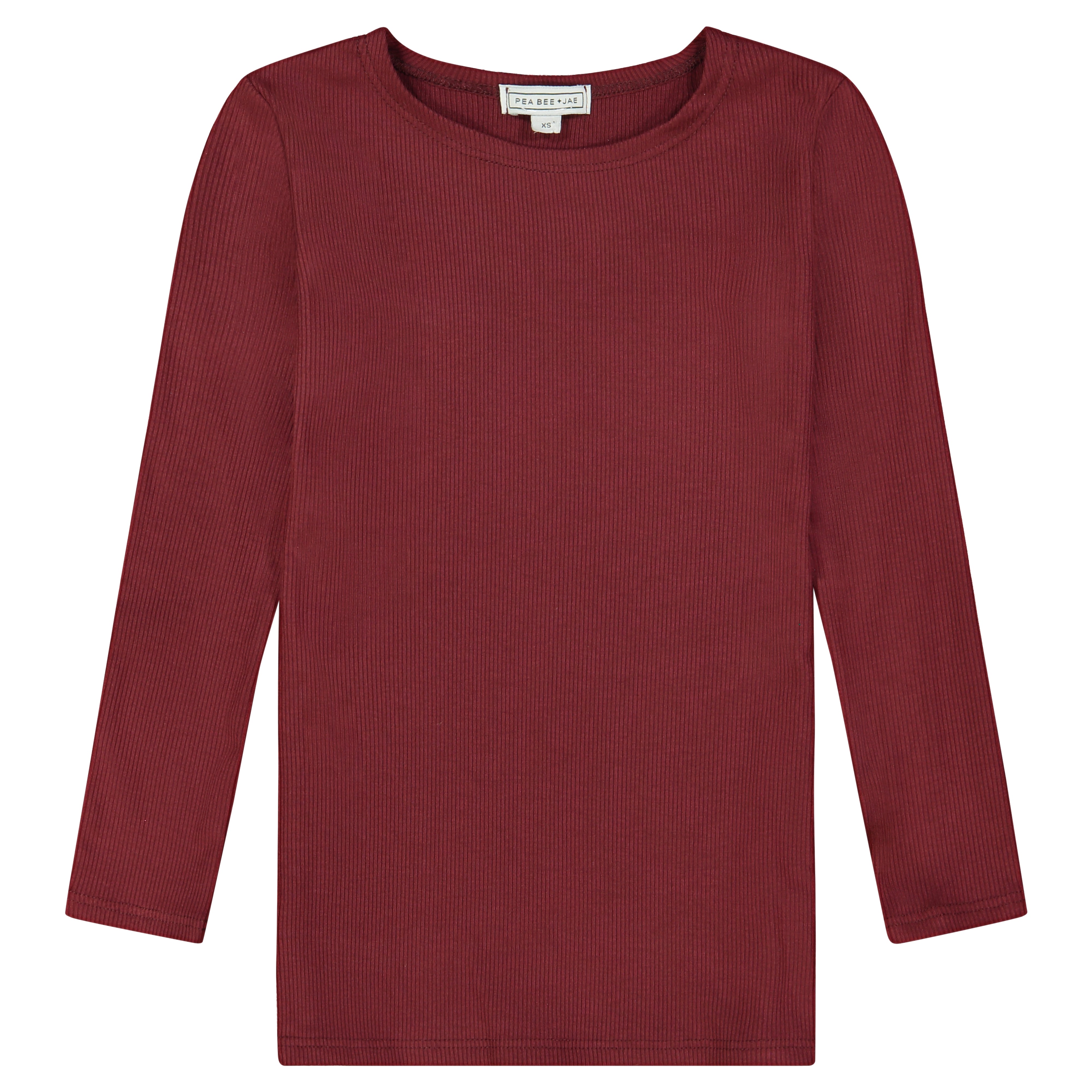 Kids Ribbed Long Sleeve Shell