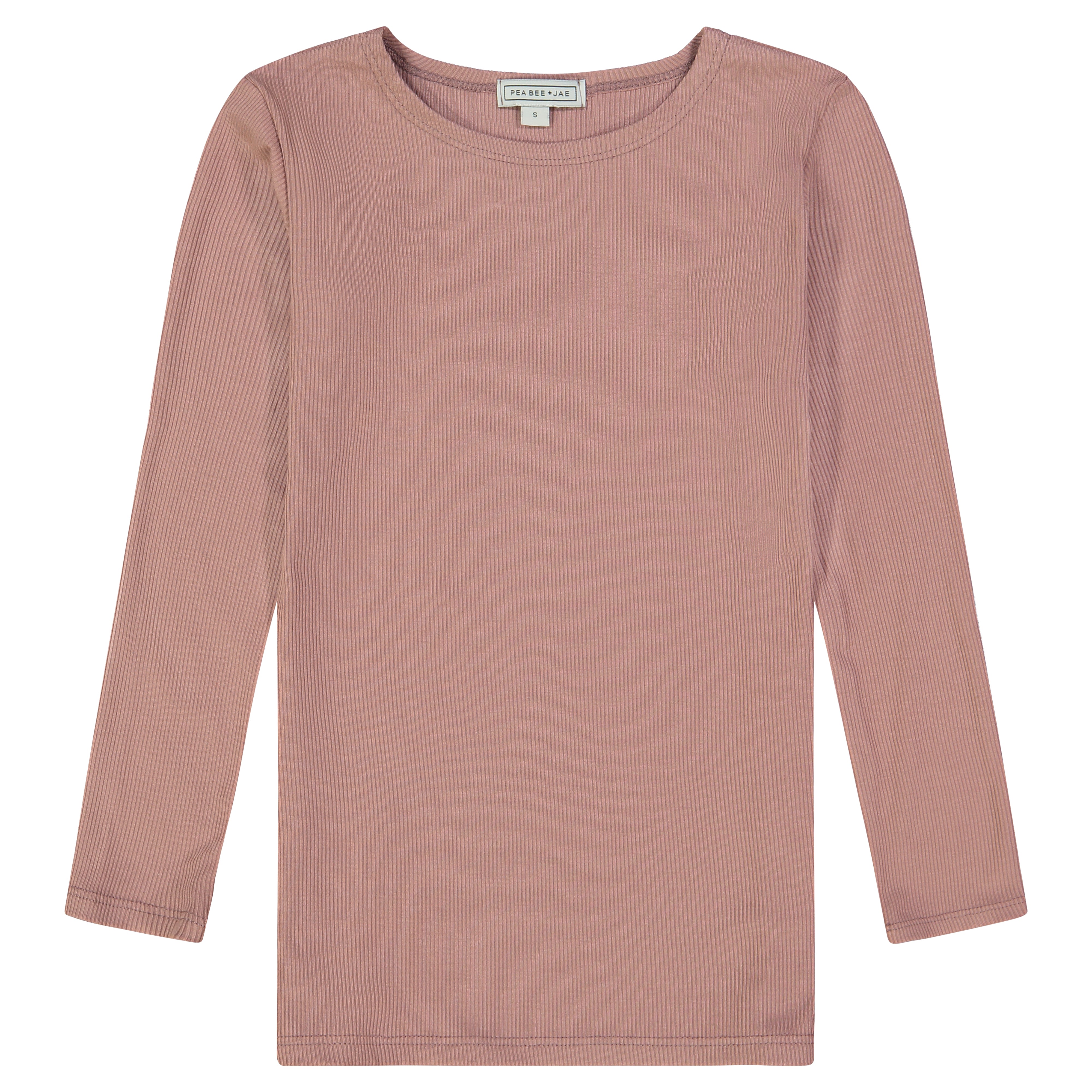 Kids Ribbed Long Sleeve Shell