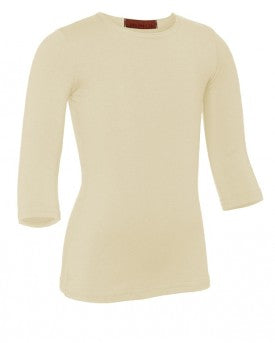 Kids Nylon/Lycra 3/4 Sleeve Shell