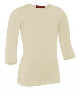 Kids Nylon/Lycra 3/4 Sleeve Shell