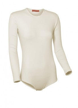 בגד גוף ניילון/לייקרה עם שרוולים ארוכים