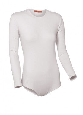 בגד גוף ניילון/לייקרה עם שרוולים ארוכים