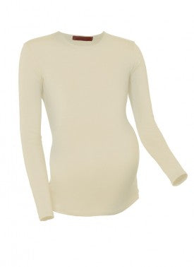 מעטפת כותנה ארוכת שרוולים להריון