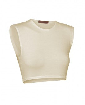 Modal Sleeveless Crop Top