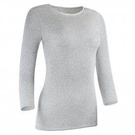 Ribbed 3/4 Sleeve Shell