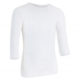 Kids Ribbed 3/4 Sleeve Shell